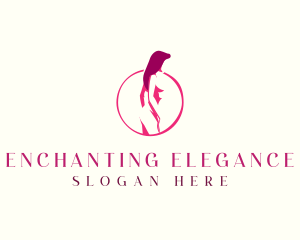 Alluring - Sexy Woman Model logo design