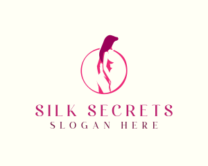 Undergarments - Sexy Woman Model logo design