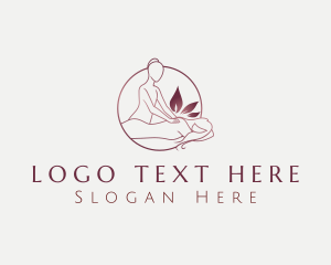 Masseuse - Wellness Massage Therapy logo design