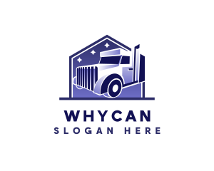 Truck Logistic Transportation Logo