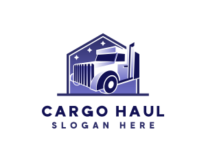 Truck Logistic Transportation logo design