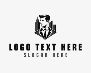 Suit - Professional Business Consultant logo design