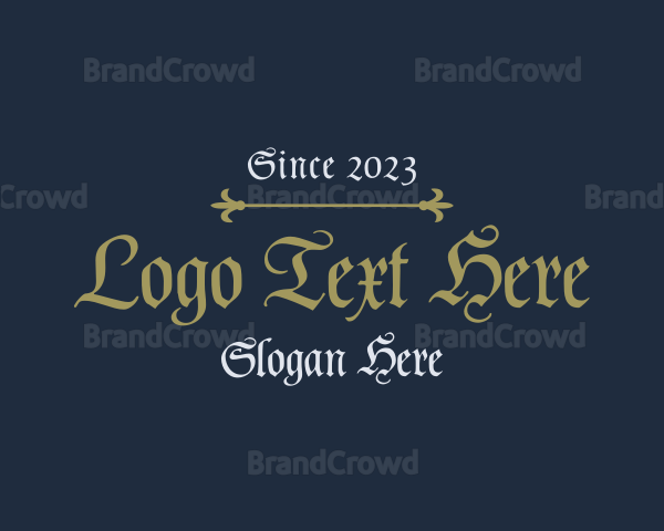 Ancient Style Business Logo