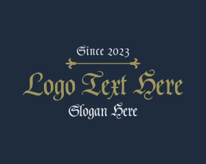 Old English - Ancient Style Business logo design