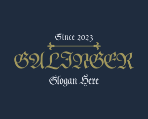 Gothic - Ancient Style Business logo design