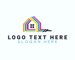 House Paint Remodeling Logo