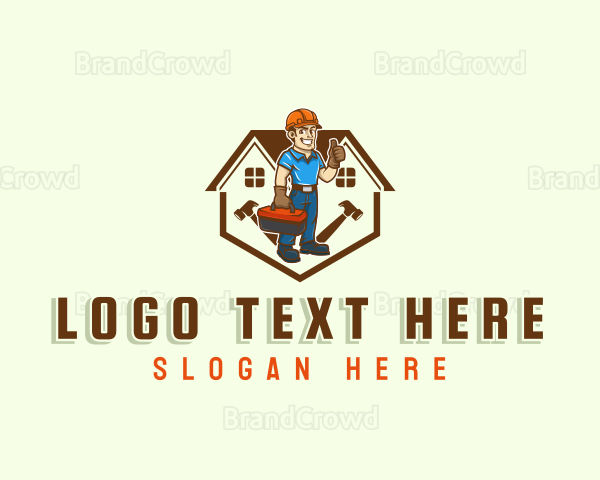 Handyman Contractor Repairman Logo