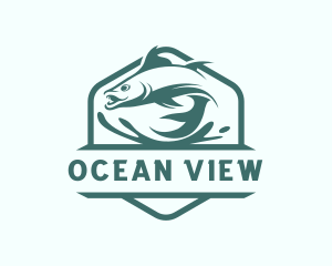 Fish Seafood Fishing logo design