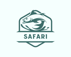 Marine - Fish Seafood Fishing logo design