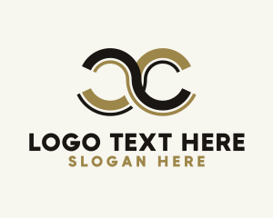 Monogram - Infinity Loop Media logo design