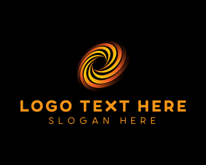Spiral - Vortex Data Tech logo design