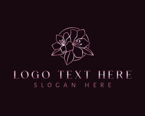 West Virginia - Rhododendron Flower Plant logo design