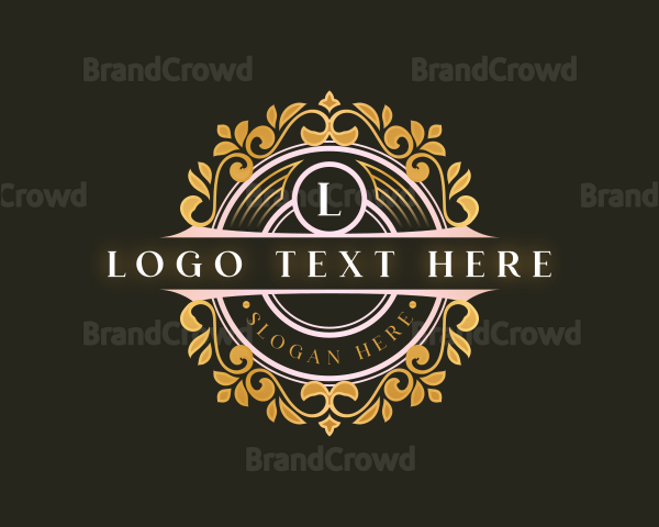 Luxury Floral Ornament Logo