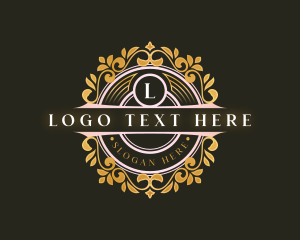 Salon - Luxury Floral Ornament logo design
