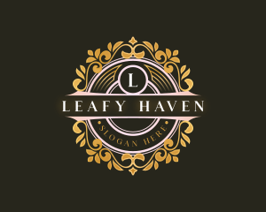 Luxury Floral Ornament logo design