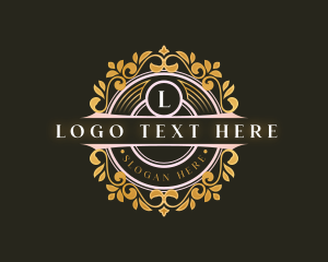 Luxury Floral Ornament logo design