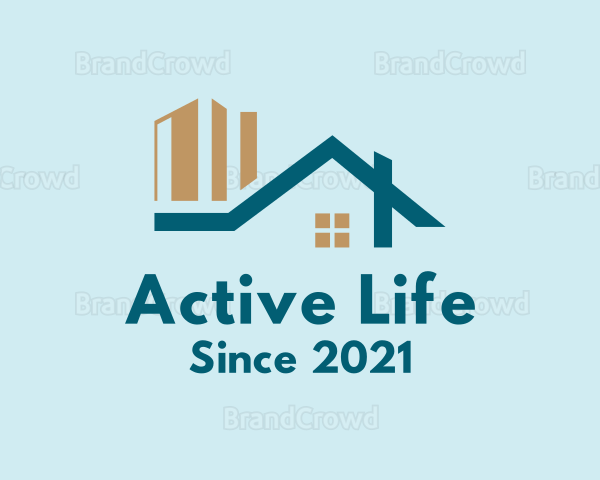 Urban Housing Contractor Logo