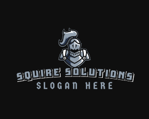 Squire - Knight Game Character logo design