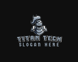 Titan - Knight Game Character logo design