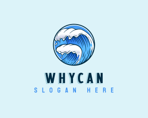 Ocean Water Wave Logo