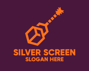 Music Show - Modern Digital Guitar logo design