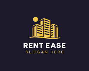 Rental - Building Real Estate Contractor logo design