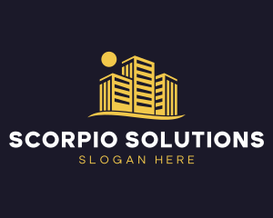 Building Real Estate Contractor logo design