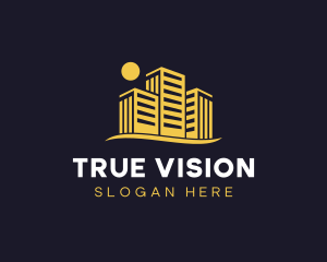 Building Real Estate Contractor logo design