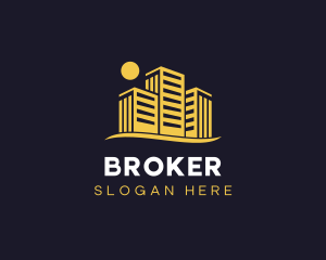 Building Real Estate Contractor logo design