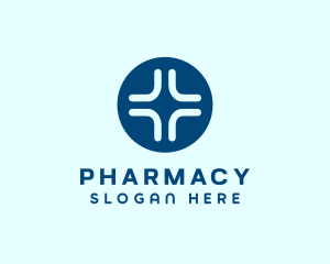Cross Medical Pharmacy logo design
