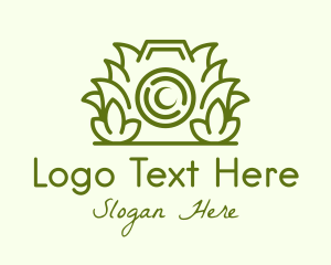 Photo Studio - Leaf Garden Camera logo design