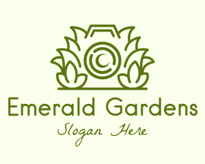 Leaf Garden Camera logo design