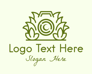 Photo Booth - Leaf Garden Camera logo design