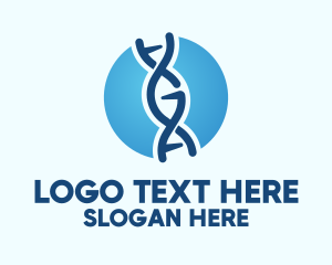 Biomedical - DNA String Laboratory logo design