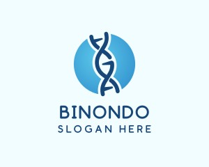 Genetic Code - DNA String Laboratory logo design