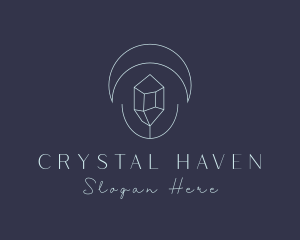 Crystal Moon Jewelry logo design