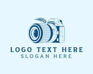 Line Art - Vlogger Digital Camera logo design