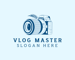 Vlogger - Vlogger Digital Camera logo design