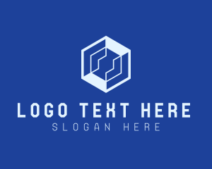 Corporation - Generic Tech Hexagon logo design