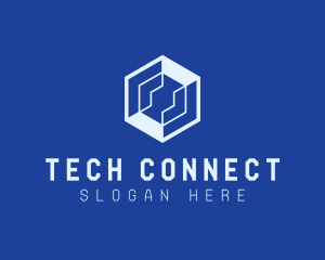 Generic Tech Hexagon Logo