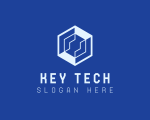 Generic Tech Hexagon logo design