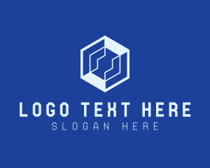 Insurance - Generic Tech Hexagon logo design