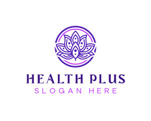 Spa Wellness Lotus logo design