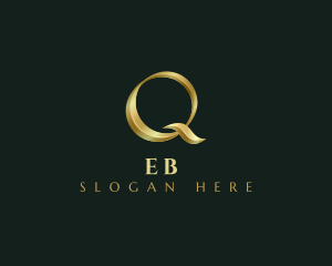 Elegant Metallic Gold Logo