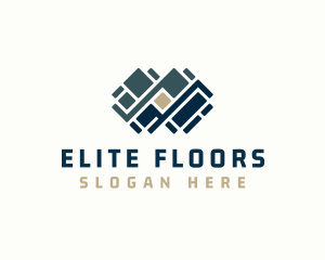 Flooring - Floor Pavement Tile Design logo design