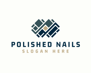 Floor Pavement Tile Design logo design