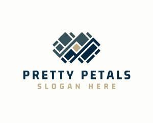 Floor Pavement Tile Design logo design