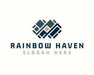 Floor Pavement Tile Design logo design