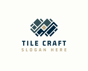 Tile - Floor Pavement Tile Design logo design