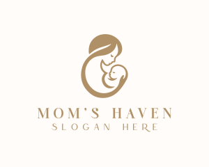 Infant Mother Parenting logo design